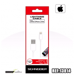 CABLE IPHONE 5 X IPAD blanc +eco part 0.02€