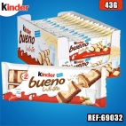 KINDER BUENO WHITE - 2 Barres 43 G