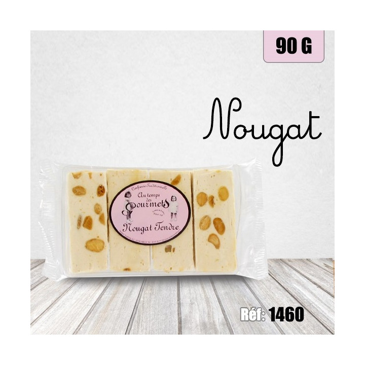 ATDG NOUGAT TENDRE 90 G BARQUETTE