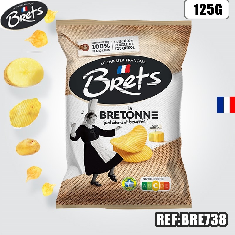 Chips saveur sauce andalouse 125g - BRET'S BRET'S 3497917002345