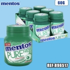 MENTOS BOTTLE PURE FRESH CHLOROPHYLLE 60 G