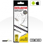 AJ-CABLE JACK 1.5M TORSADE+eco participation 0.02€