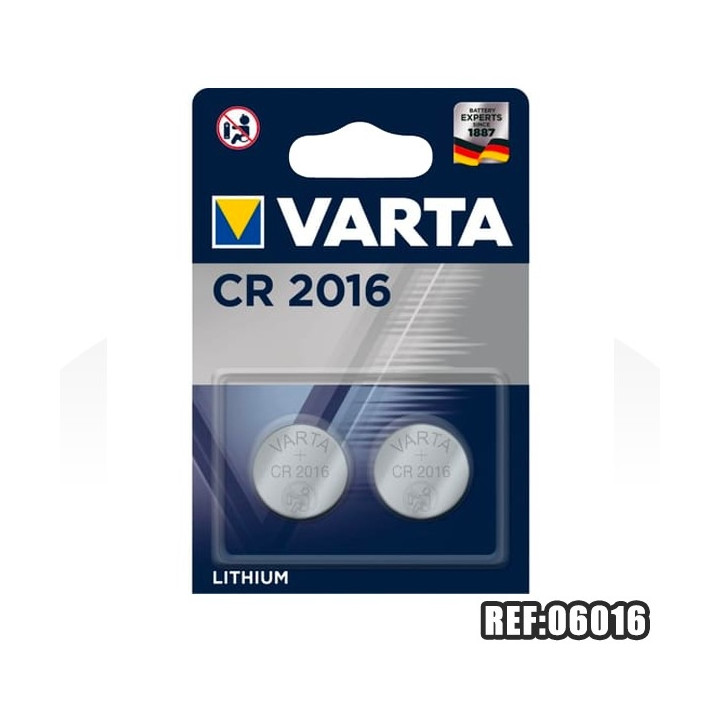 VARTA PILE CR2016  x 2