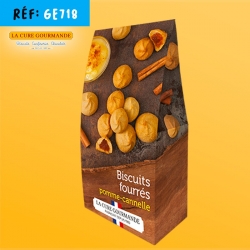 LCG SACHET BISCUITS FOURRES POMME-CANNELLE 130g