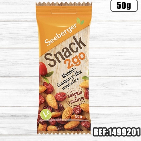 S-SNACK2GO AMANDE-CRANBERRY MIX 50G