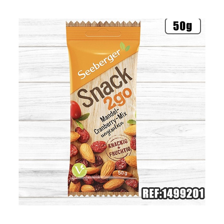 S-SNACK2GO AMANDE-CRANBERRY MIX 50G