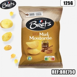 BRET'S CHIPS MIEL MOUTARDE 125 G