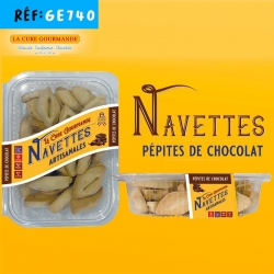LCG NAVETTES PEPITES CHOCOLAT 250G