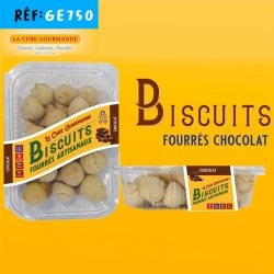 LCG BISCUITS FOURRES CHOCOLAT 250G