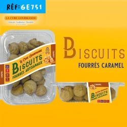 LCG BISCUITS FOURRES CARAMEL 250G