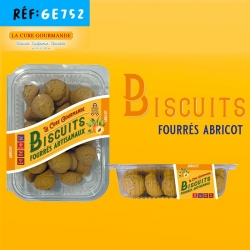 LCG BISCUITS FOURRES ABRICOTS 250G
