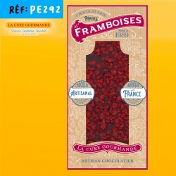 LCG TABLETTE CHOCOLAT NOIR PEPITE FRAMBOISE 120G