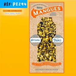 LCG TABLETTE CHOCOLAT LAIT PEPITE MANGUE 120G