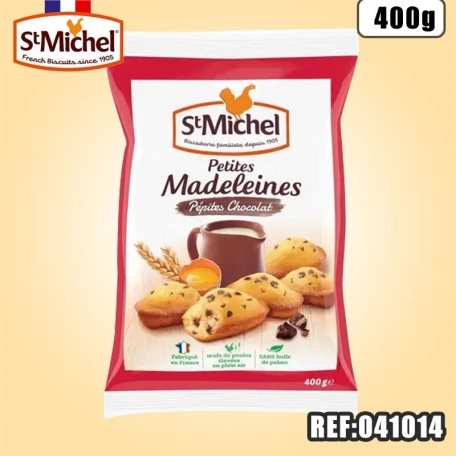 ST MICHEL MADELEINES PEPITES CHOCOLAT 400G