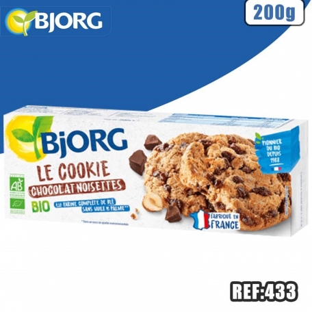 BJORG COOKIES CHOCOLAT NOISETTE 200G