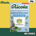RICOLA MENTHE DES GLACIERS 50 G