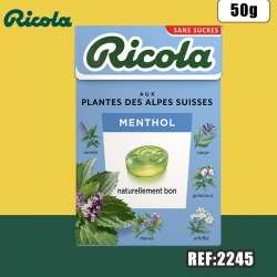 RICOLA MENTHOL 50 G