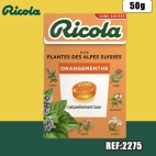 RICOLA ORANGE-MENTHE 50 G