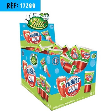 LUTTI TUBBLE GUM CHERRY 35 G
