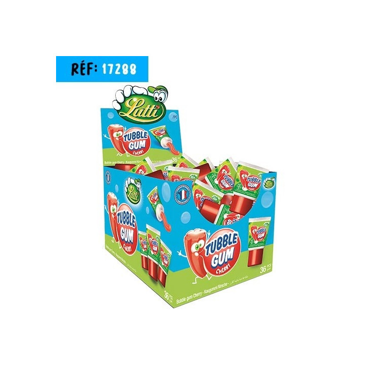 LUTTI TUBBLE GUM CHERRY 35 G