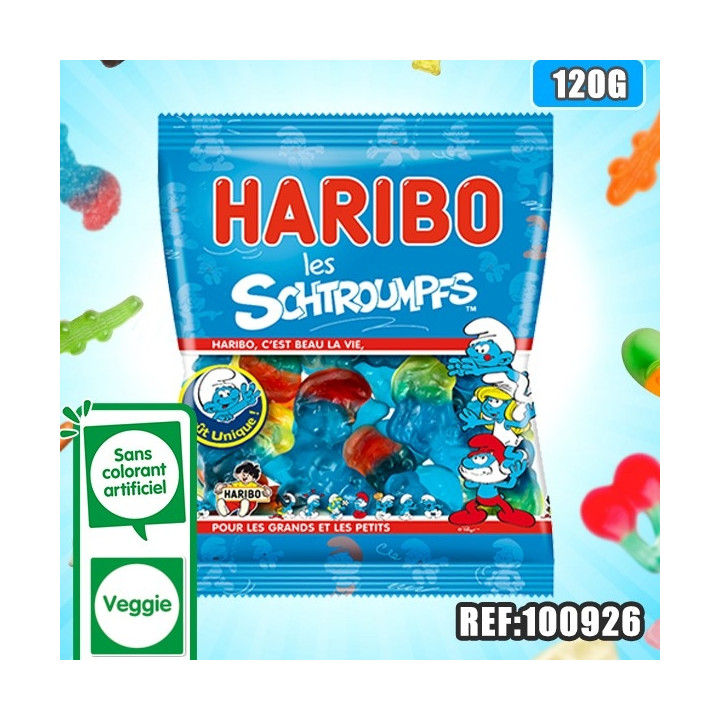 HARIBO sachet SCHTROUMPF 120 G
