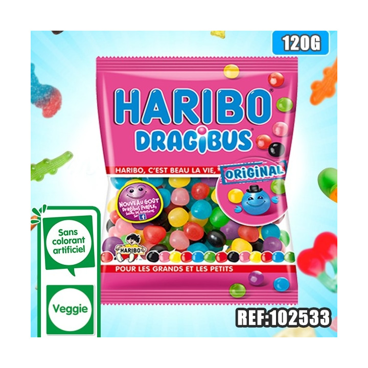 HARIBO sachet DRAGIBUS 120 G
