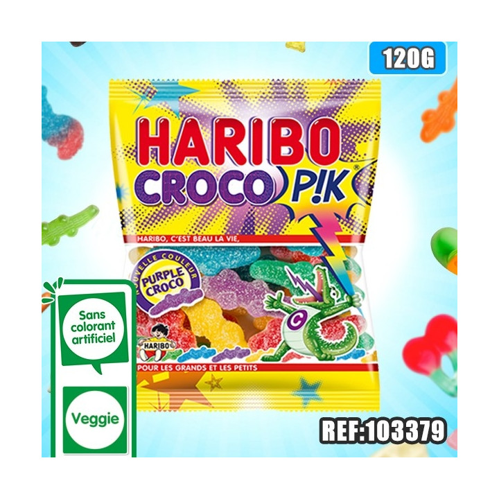 HARIBO sachet CROCO PIK 120 G