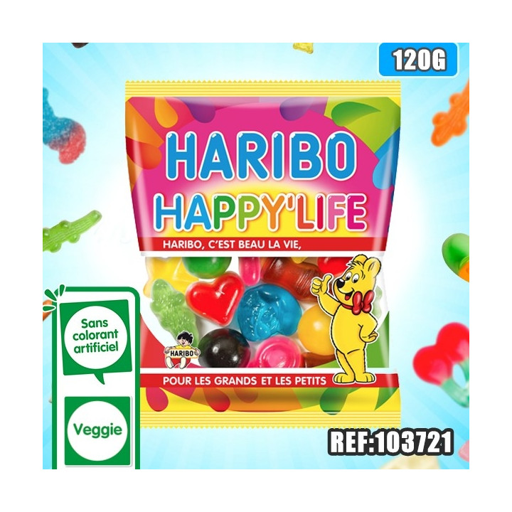 HARIBO sachet HAPPY LIFE 120g