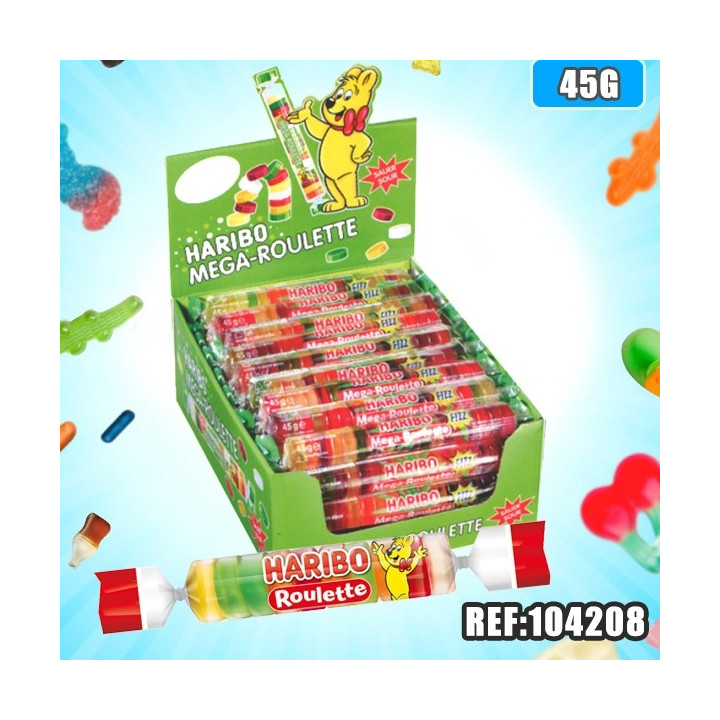 HARIBO MEGA ROULETTE ACIDE 45g