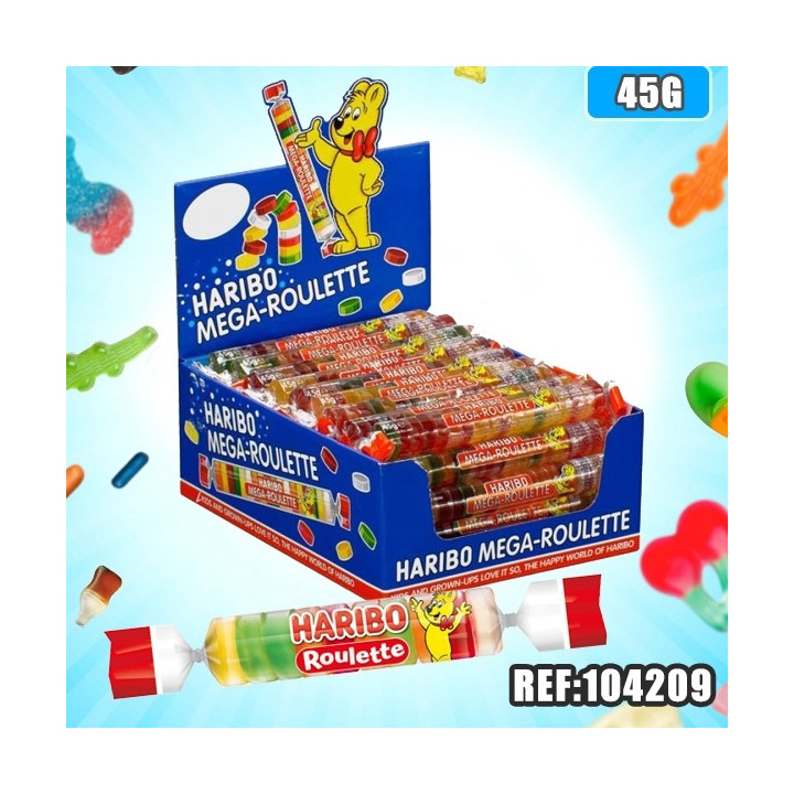 HARIBO MEGA ROULETTE FRUIT 45g