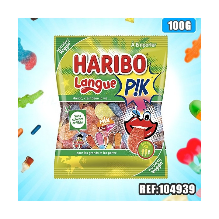 HARIBO sachet LANGUE PIK 100G