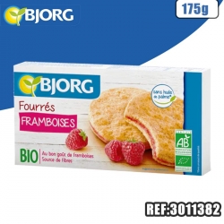BJORG FOURRES FRAMBOISES 175G
