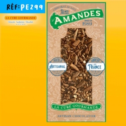 LCG TABLETTE CHOCOLAT LAIT AMANDES CARAMEL 120G