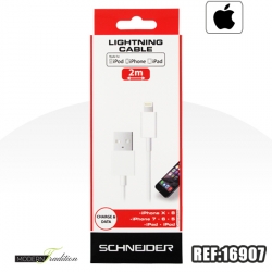 CABLE IPHONE 5 X/IPAD 2M +eco participation 0.02_