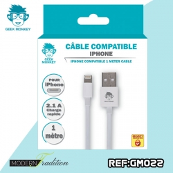 GM-CABLE COMPATIBLE IPHONE 2,1A + eco 0.02_