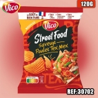 VICO CHIPS STREET FOOD POULET TEX MEX 120G