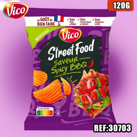 VICO CHIPS STREET FOOD SPICY-BARBECUE 120G