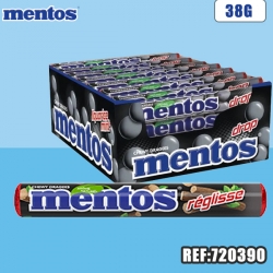 MENTOS ROULEAU REGLISSE 38 G