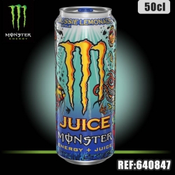 MONSTER AUSSIE LEMONADE Bte 50CL dont taxe sucre 0.1952€ht