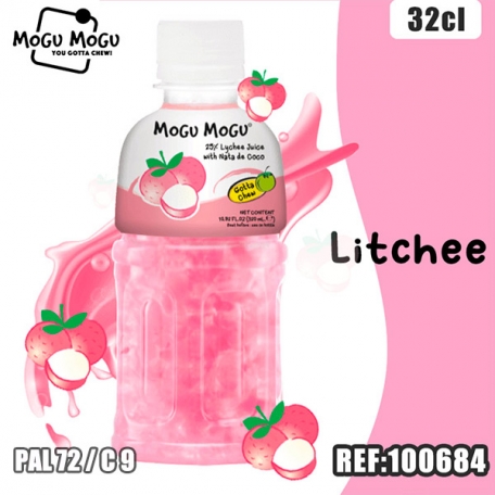 MOGU MOGU LYCHEE 320ML dont taxe sucre 0.0672€ht