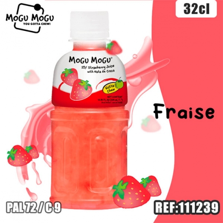 MOGU MOGU FRAISE 320ML dont taxe sucre 0.0672€ht