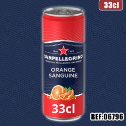 SAN PELLEGRINO ORANGE SANGUINE 33cl SLIM dont taxe sucre 0.069€ht