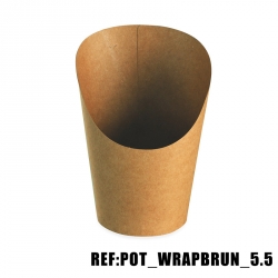 POT WRAP BRUN 5.5 OZ x 50