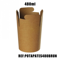 POT A PATES  BRUN 480ml x50