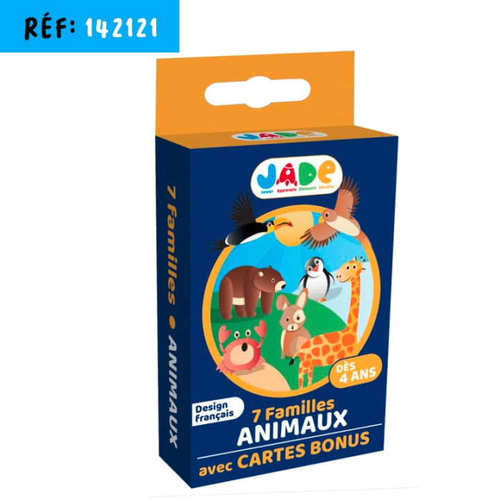 JEU DE 7 FAMILLES LES ANIMAUX