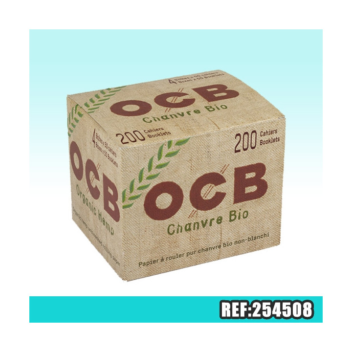 OCB CAHIER COURT 100 FEUILLES CHANVRE BIO