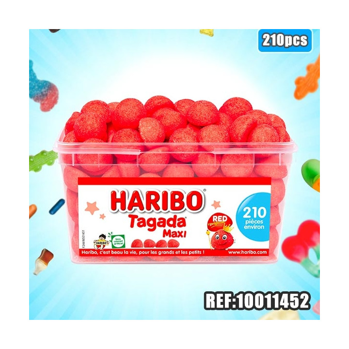 HARIBO colis MAXI TAGADA x210pcs