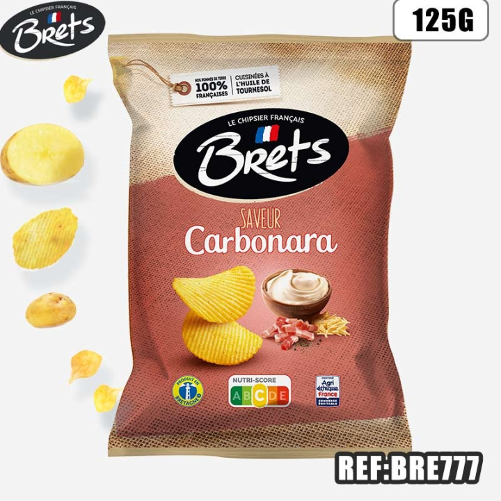 BRET'S CHIPS CARBONARA 125G