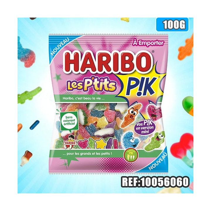 HARIBO sachet P'TITS PIK 100g
