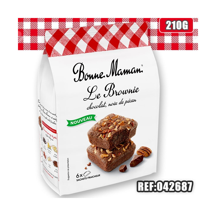 BM BROWNIES CHOCO PECAN 210G